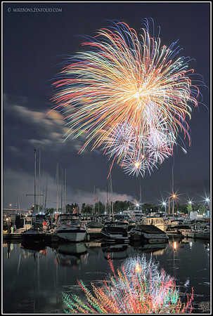 Canada Day Fireworks in Belleville - 2012