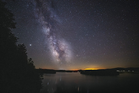 Milky Way over Papineau Lake