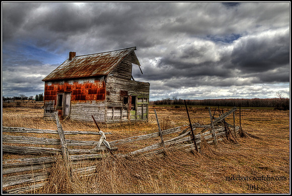 Old Shack and Fence